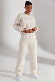 Principal - Wide Leg Joggers in Heather Oat