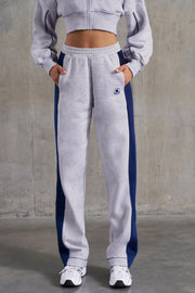 Elite - Wide Leg Sweatpants in Heather Grey