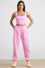 Devotion - Oversized Joggers in Bubblegum Pink