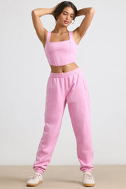 Devotion - Oversized Joggers in Bubblegum Pink