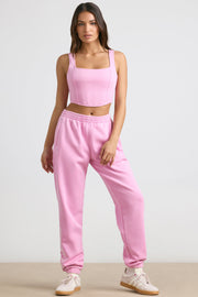 Devotion - Oversized Joggers in Bubblegum Pink