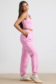 Devotion - Oversized Joggers in Bubblegum Pink