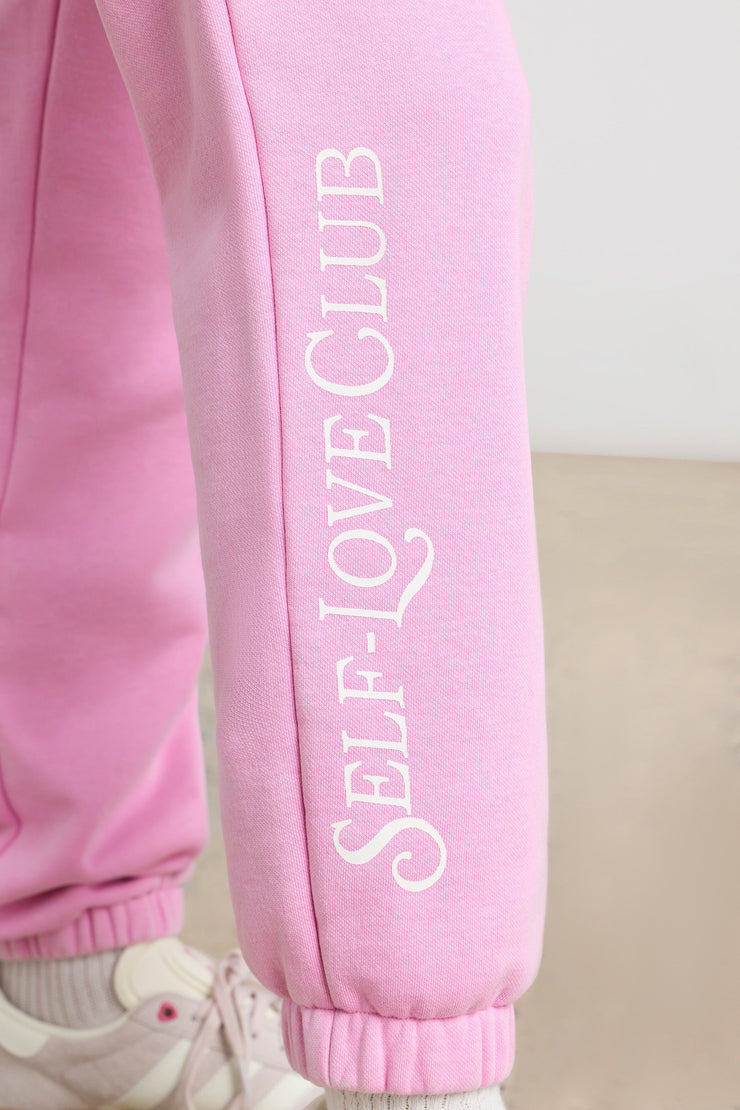 Devotion - Oversized Joggers in Bubblegum Pink