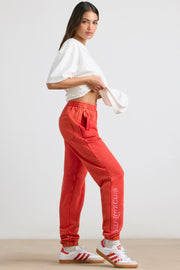 Devotion - Oversized Joggers in Red