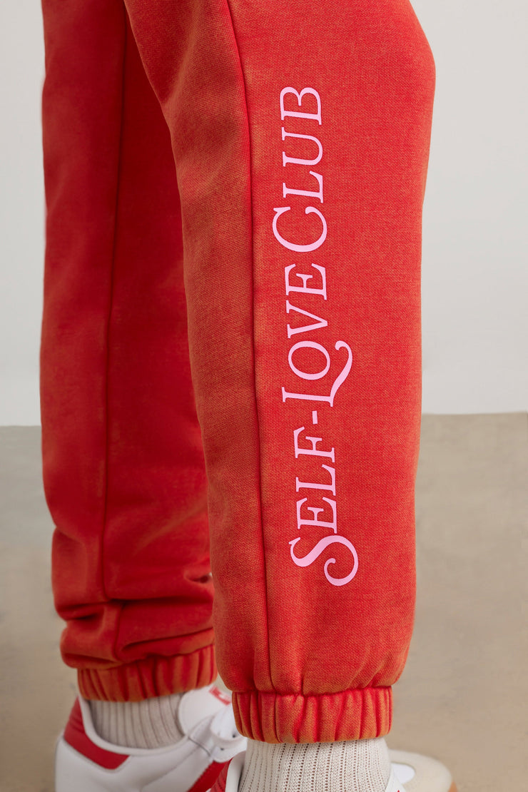 Devotion - Oversized Joggers in Red