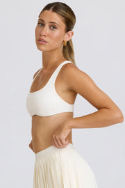 Soft Active Sports Bra in White