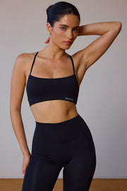 UltraFlex Cross-Back Sports Bra in Black